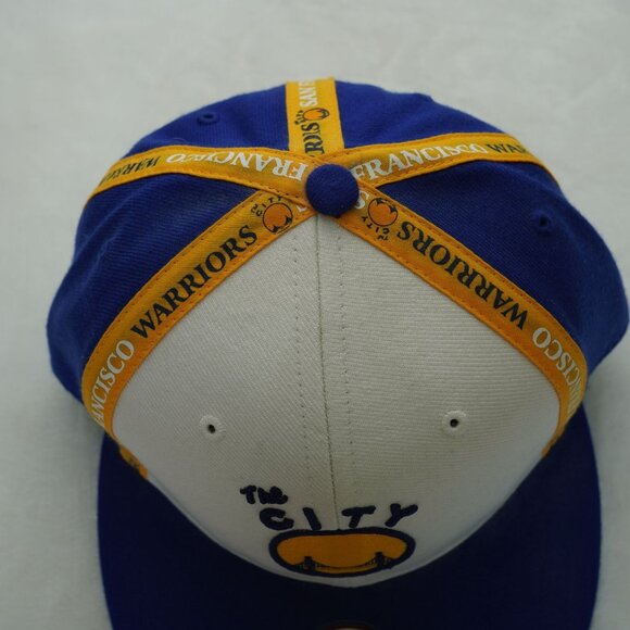 Hardwood Classics San Francisco Warriors "The City" Cap  Fitted M 7 1/4 - Picture 6 of 12